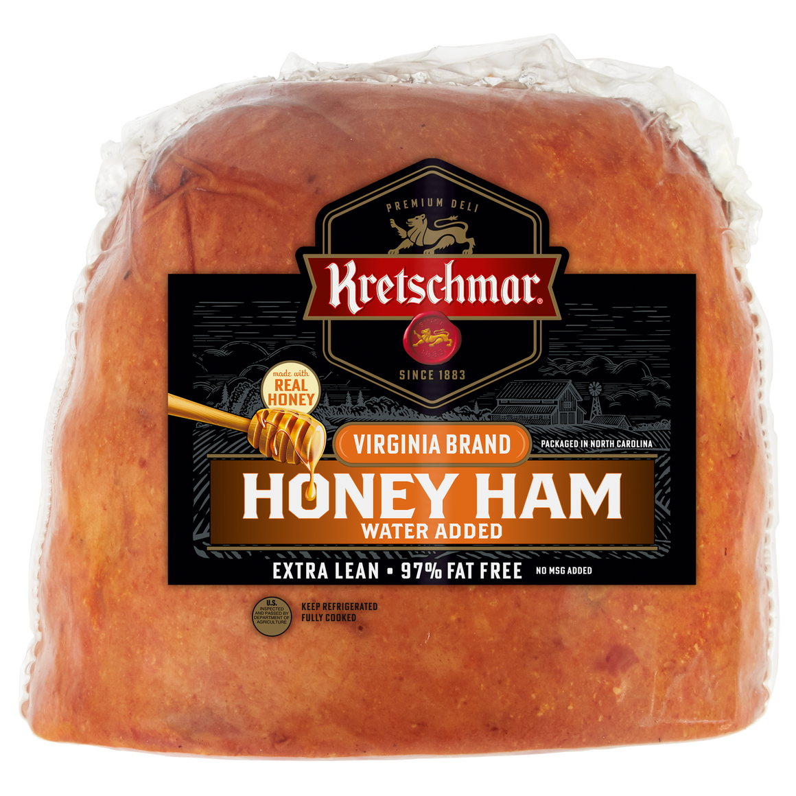 Virginia Brand Half Honey Ham Water Added | Kretschmar